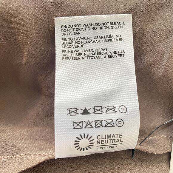 Reformation Pernille Silk Dress Magnetic - Picture 9 of 11